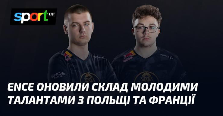 ENCE поповнили свій склад юними талантами з Польщі та Франції.